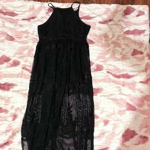 Entro Black sheer dress